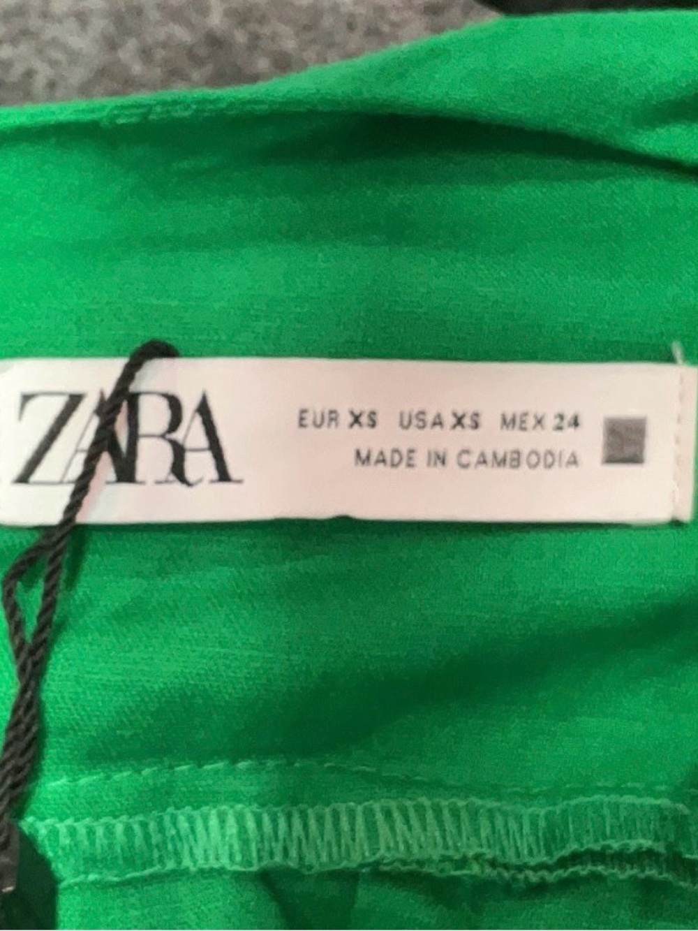 Zara Emerald Green Spaghetti-Strap Maxi Dress - Picture 4 of 6